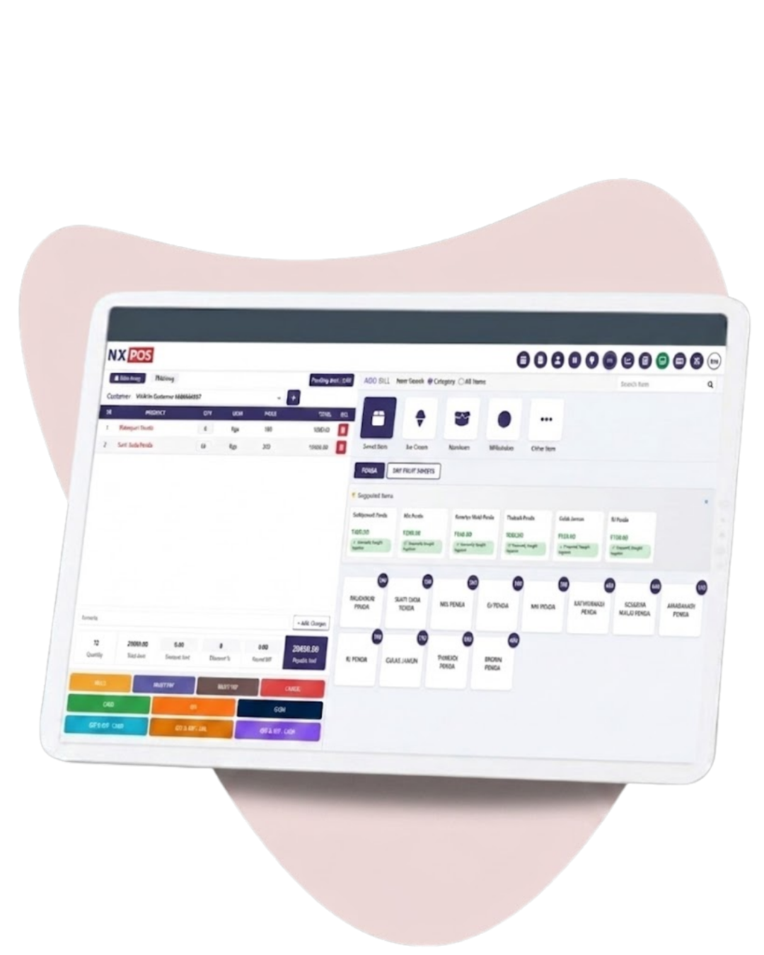 POS System Mockup