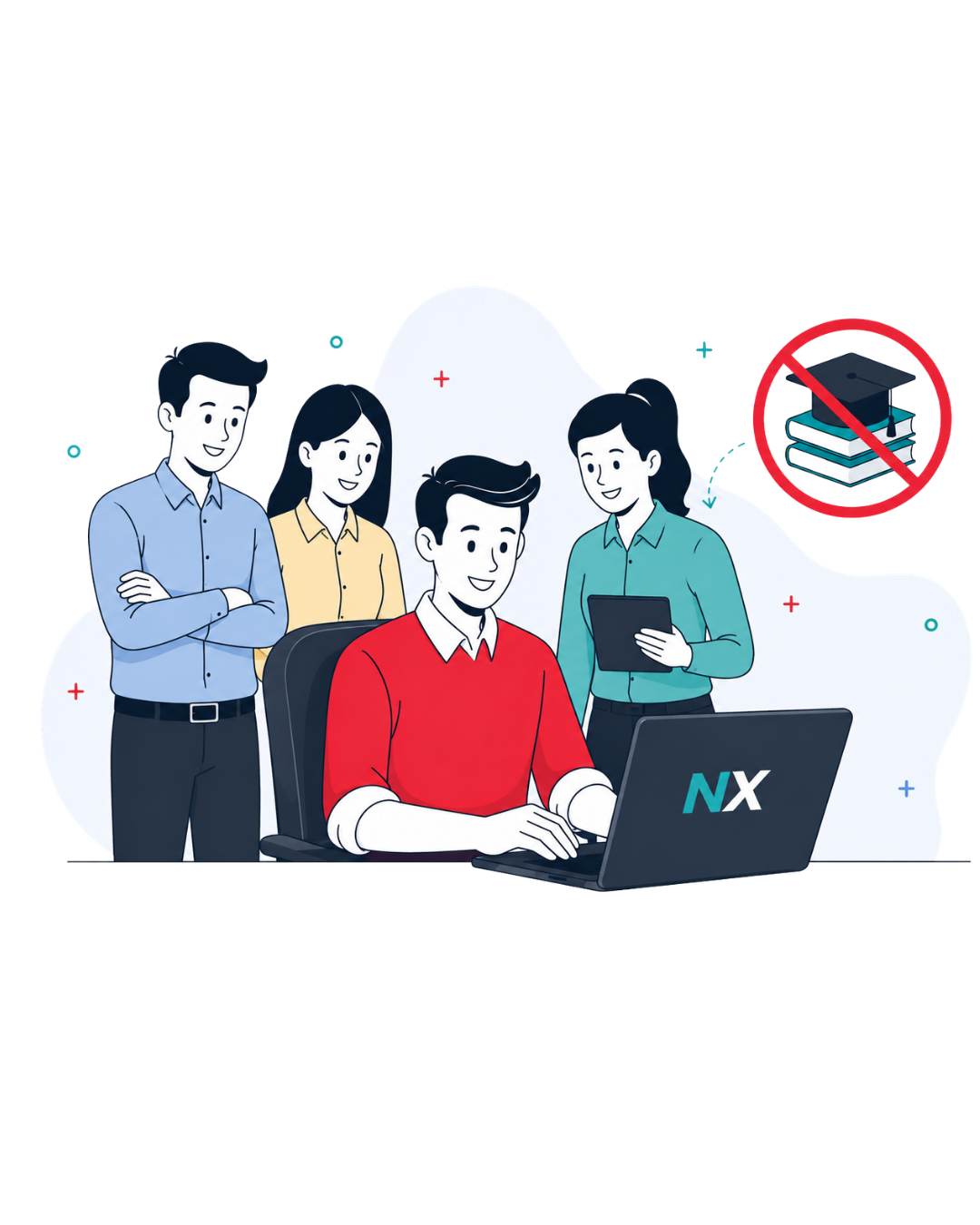 Staff Friendly Illustration
