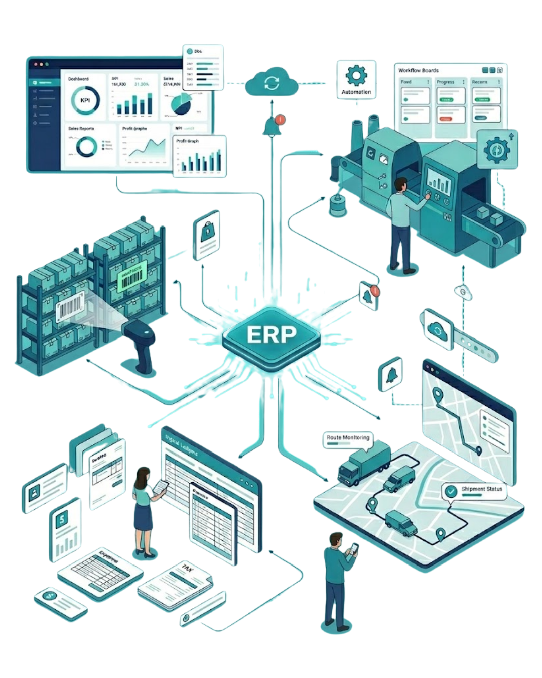 NX ERP Solution Mockup